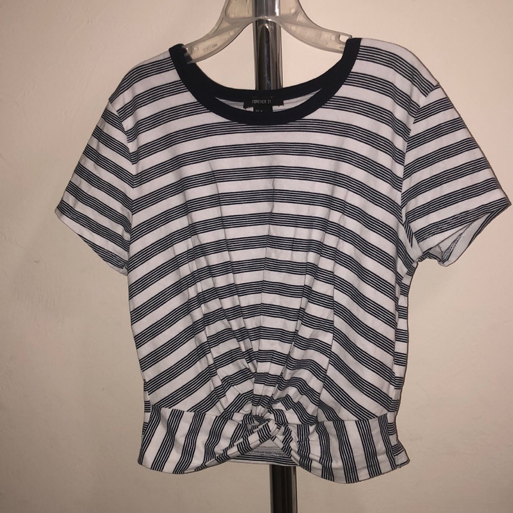White and Blue stripe shirt